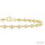 Bezel Set Diamond Station Bracelet