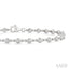 Bezel Set Diamond Station Bracelet
