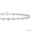 Bezel Set Diamond Station Bracelet