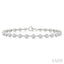 Bezel Set Diamond Station Bracelet