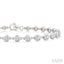 Bezel Set Diamond Station Bracelet