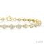 Bezel Set Diamond Station Bracelet