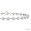Bezel Set Diamond Station Bracelet