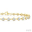 Bezel Set Diamond Station Bracelet