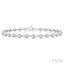 Bezel Set Diamond Station Bracelet