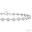 Bezel Set Diamond Station Bracelet