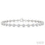Bezel Set Diamond Station Bracelet