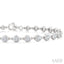 Bezel Set Diamond Station Bracelet