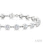 Bezel Set Diamond Station Bracelet