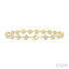 Bezel Set Diamond Station Bracelet