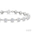 Bezel Set Diamond Station Bracelet