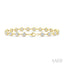 Bezel Set Diamond Station Bracelet