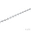 Bezel Set Diamond Station Bracelet
