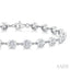 Bezel Set Diamond Station Bracelet