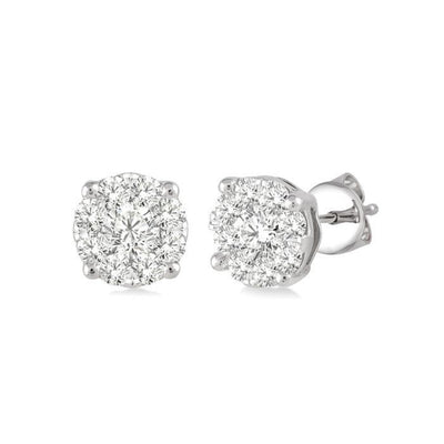 Lovebright Diamond Stud Earrings