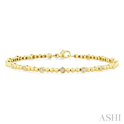 Bead Bijoux Bezel Diamond Fashion Bracelet