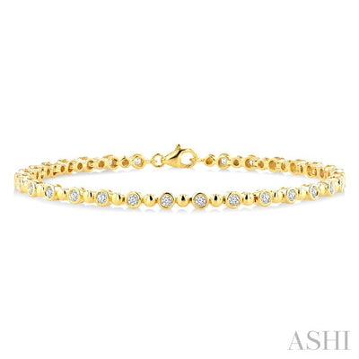 Bead Bijoux Bezel Diamond Fashion Bracelet