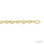Bold Oval Link Diamond Fashion Bracelet