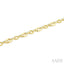 Aeris Gold Oval Link Diamond Fashion Bracelet