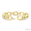Aeris Gold Oval Shape Link Diamond Fashion Bracelet