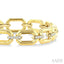 Aeris Gold Rectangular Shape Link Diamond Fashion Bracelet