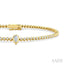 Luna Bezel Pear Shape Diamond Fashion Bracelet