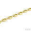 Aeris Gold Oval Link Diamond Fashion Bracelet