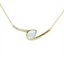 Cabochon Aquamarine & Diamond Necklace