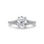 Oval Diamond Hidden Halo Engagement Ring