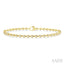 Bezel Set Diamond Tennis Bracelet