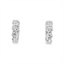 Diamond Huggie Hoop Earrings