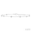 Bezel Set Diamond Station Chain Anklet