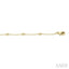 Clover Diamond Station Chain Bracelet