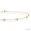 Clover Diamond Station Chain Bracelet