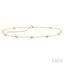 Clover Diamond Station Chain Anklet