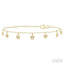 Star Diamond Station Chain Bracelet