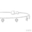Heart Shape Station Chain Bracelet