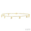 Heart Shape Station Chain Anklet