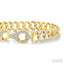 Curb & Cuban Diamond Fashion Bracelet