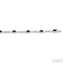 Oval Shape Gemstone & Diamond Bracelet