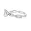 Miosogno Pear Diamond Twist Engagement Ring