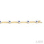 Round Shape Paperclip Lovebright Gemstone & Diamond Bracelet
