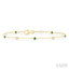 Alternate Gemstone & Diamond Station Chain Bracelet