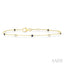 Alternate Gemstone & Diamond Station Chain Bracelet
