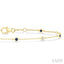 Alternate Gemstone & Diamond Station Chain Bracelet