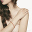 Oval Shape Gemstone & Halo Diamond Bracelet