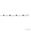 Oval Shape Gemstone & Diamond Bracelet