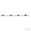 Oval Shape Gemstone & Diamond Bracelet