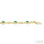 Oval Shape Gemstone & Diamond Fashion Bracelet