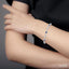 Oval Shape Gemstone & Diamond Fashion Bracelet